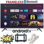 Vitron 43"inch,INBUILT BLUETOOTH/ Frameless Smart& Digital Android TV InbuiltDecoder+BRACKET&EXTENSION